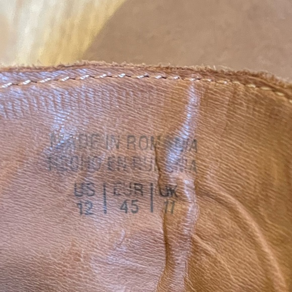 Aldo Leather Short Boots Light Brown Tan Colour - Picture 2 of 6